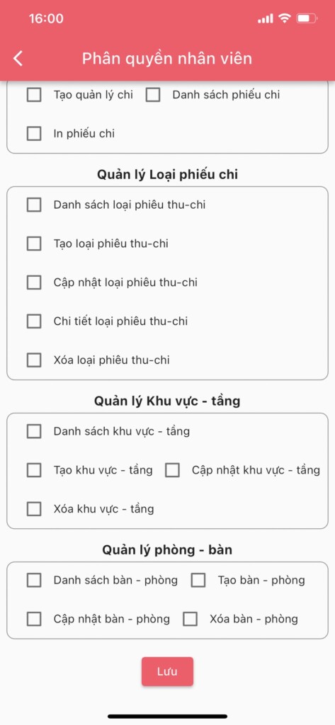 Thêm mới tài khoản nhân viên và phân quyền cho nhân viên Aibat