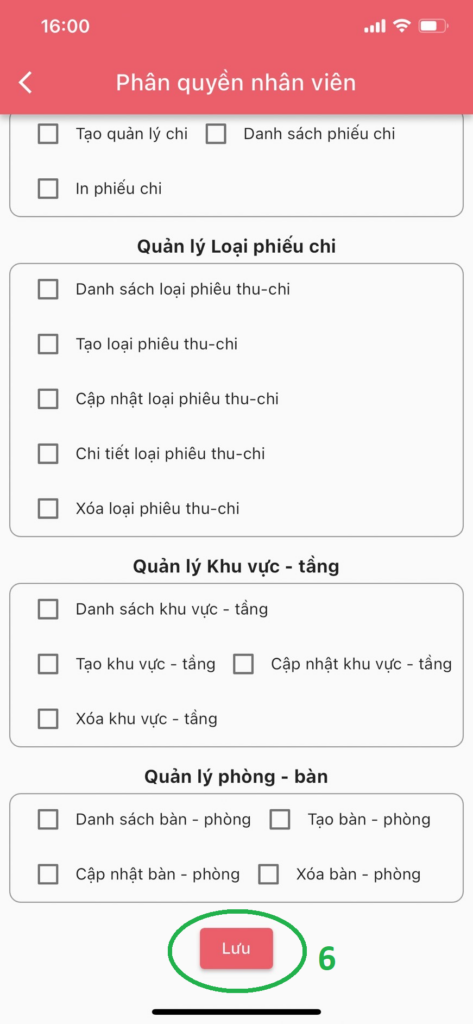 Thêm mới tài khoản nhân viên và phân quyền cho nhân viên Aibat